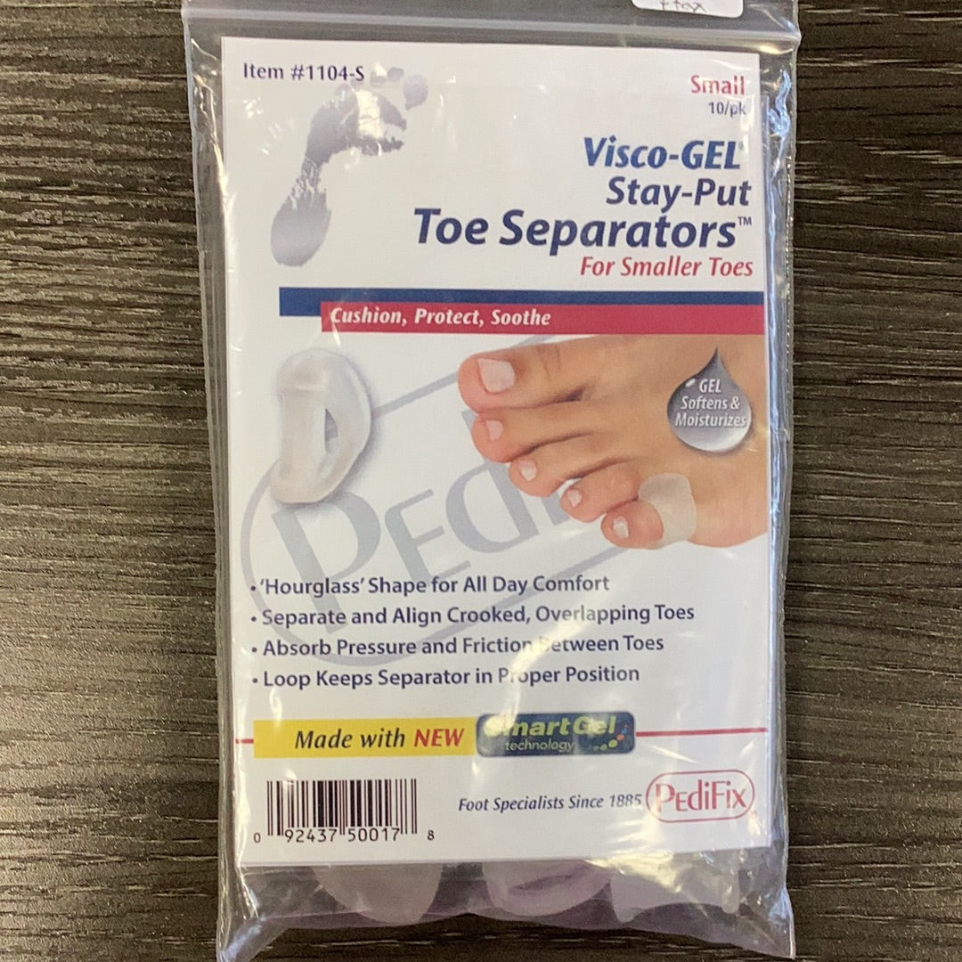 Visco-Gel Stay Put Toe Separators