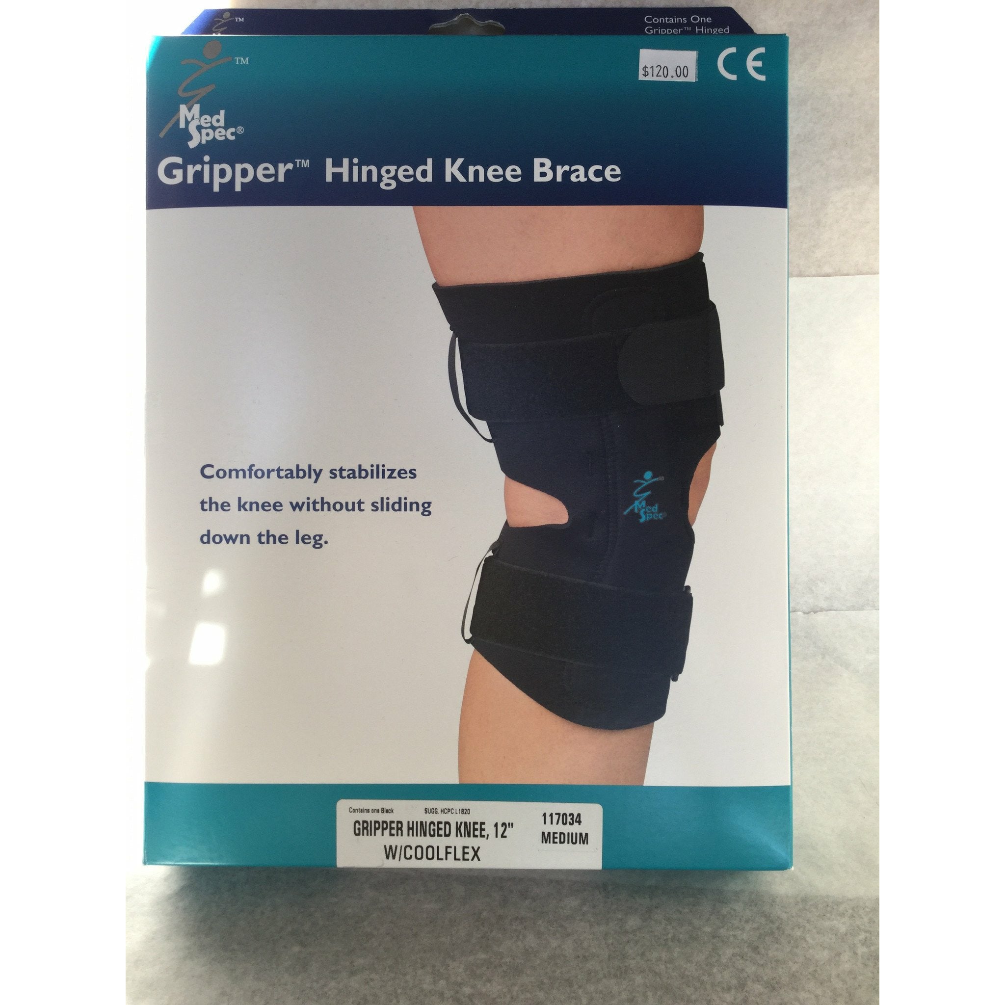 Gripper Hinged Knee Brace